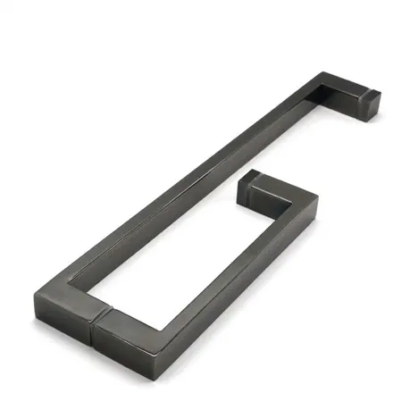 Mat črna kljuka za vrata